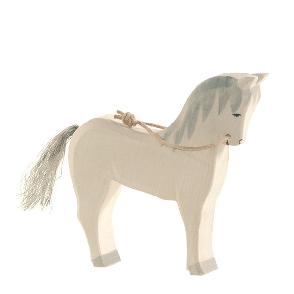 Grey Horse - Wooden Animal Toy