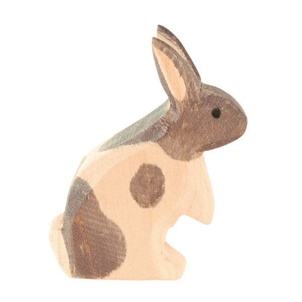Spotted Bunny - Wooden Animal Toy