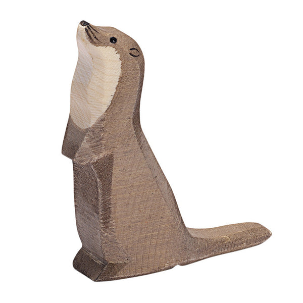Standing Otter - Wooden Animal Toy